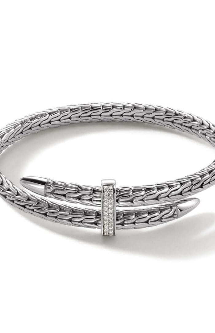 Spear Flex Cuff, Sterling Silver