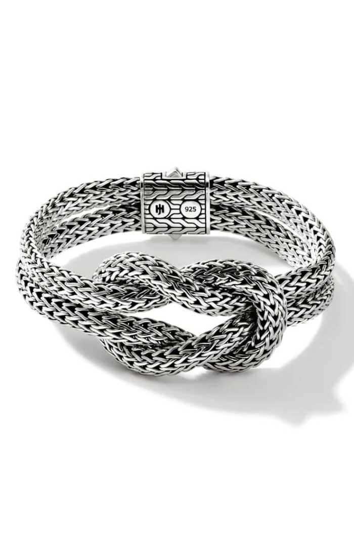 Love Knot Bracelet, Sterling Silver