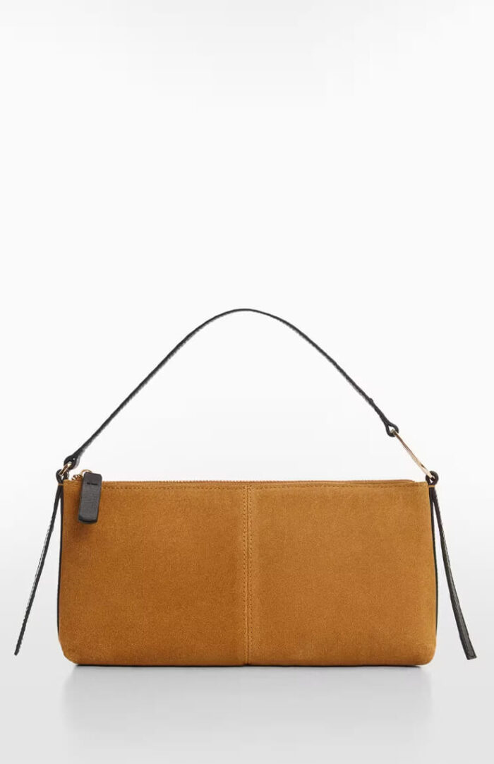 Leather shoulder bag