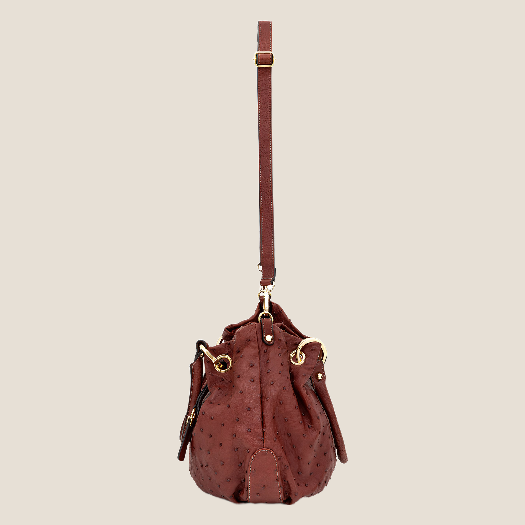 The Verona Ostrich Satchel - Image 4