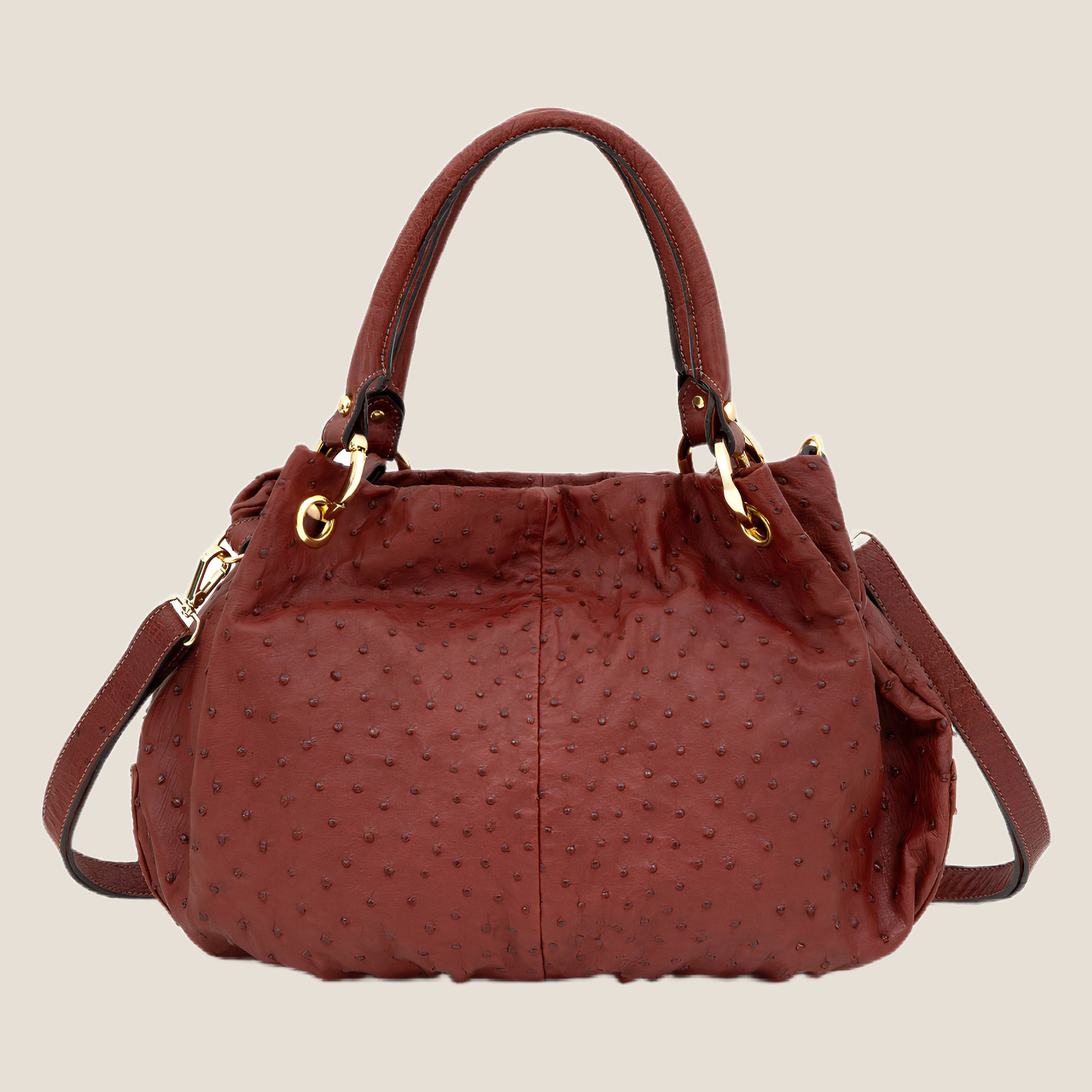 The Verona Ostrich Satchel - Image 5